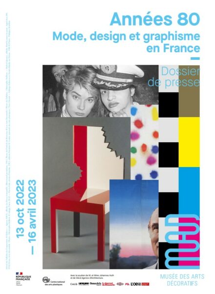 affiche exposition Années 80 MAD Paris
