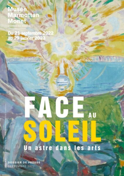 Affiche de l'exposition Face au soleil un astre dans les arts